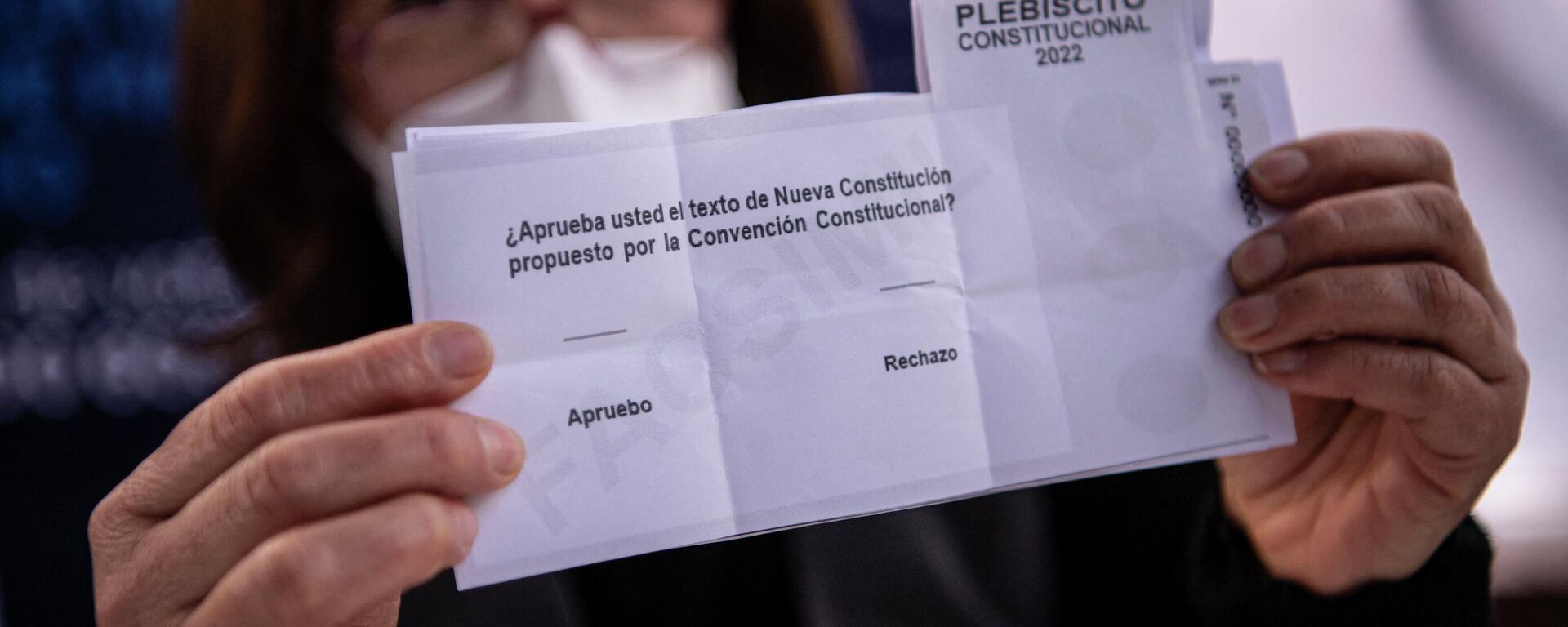 Papaleta de voto del plebiscito constitucional en Chile - Sputnik Mundo, 1920, 03.09.2022