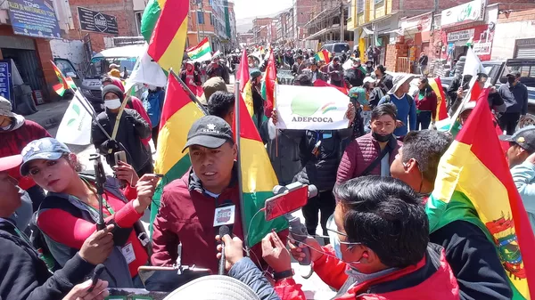 Marcha de cocaleros de los Yungas en La Paz - Sputnik Mundo