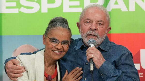 Marina Silva y Luiz Inacio Lula da Silva - Sputnik Mundo