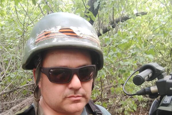 Sebastián Salgado, periodista argentino en Lugank. - Sputnik Mundo