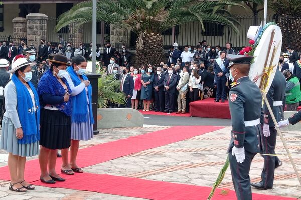 El Gobierno de Luis Arce inaugura decenas de obras en el mes aniversario de Cochabamba - Sputnik Mundo