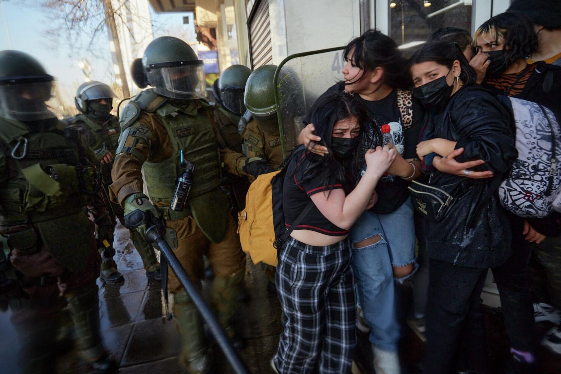 Protestas de estudiantes secundarios en Chile (archivo) - Sputnik Mundo, 1920, 15.09.2022