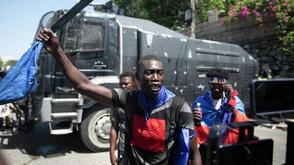 Protestas en Haití - Sputnik Mundo