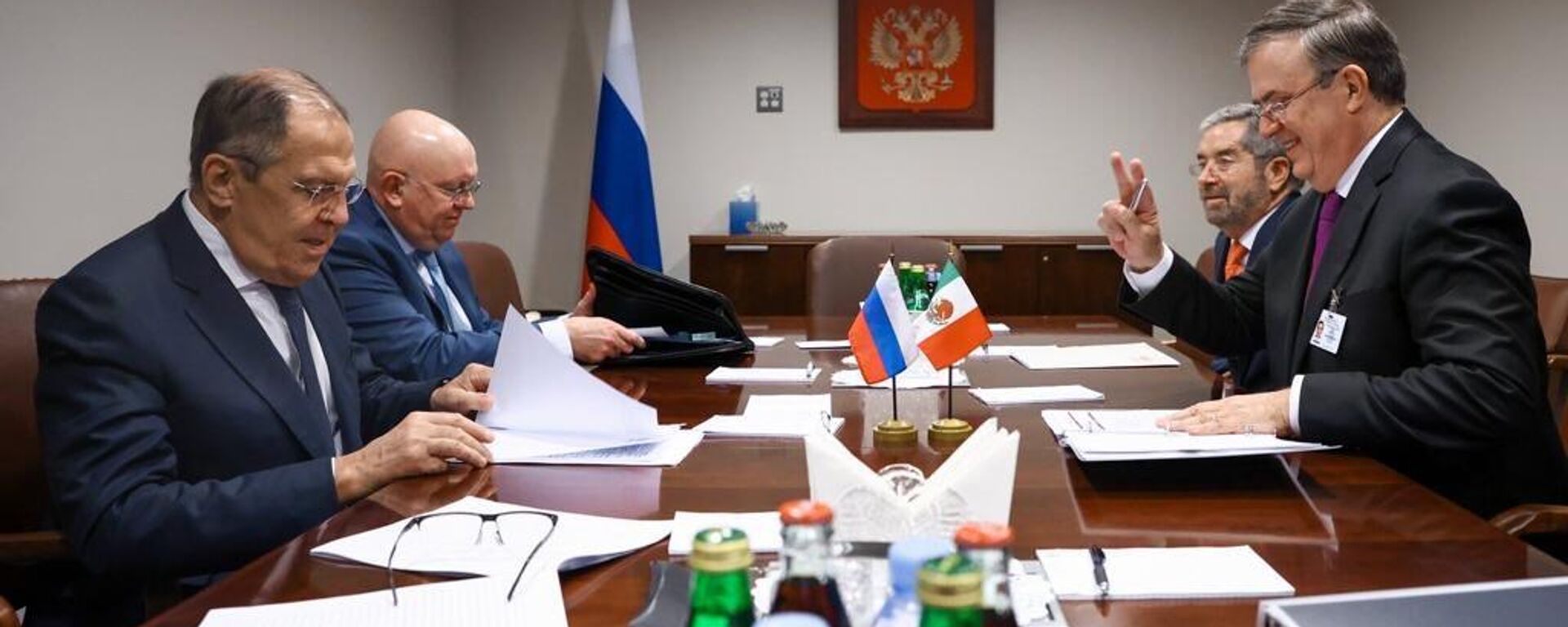 Reunión de los cuerpos diplomáticos de Rusia y México. - Sputnik Mundo, 1920, 23.09.2022