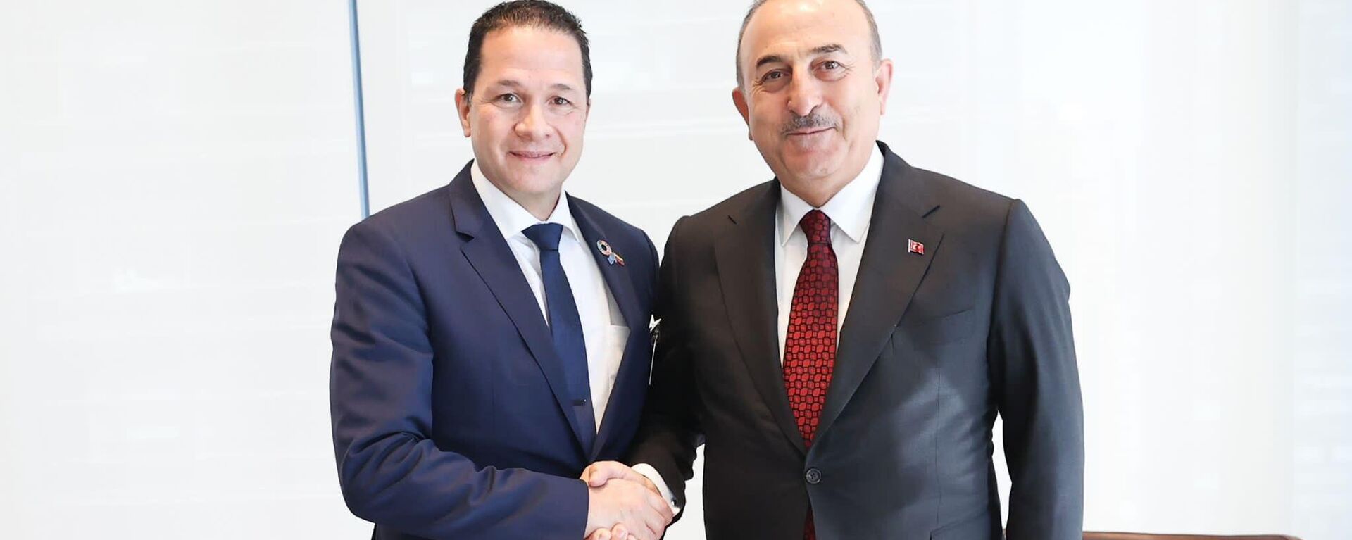 El canciller venezolano, Carlos Faría, y su par de Turquía, Mevlut Cavusoglu - Sputnik Mundo, 1920, 23.09.2022