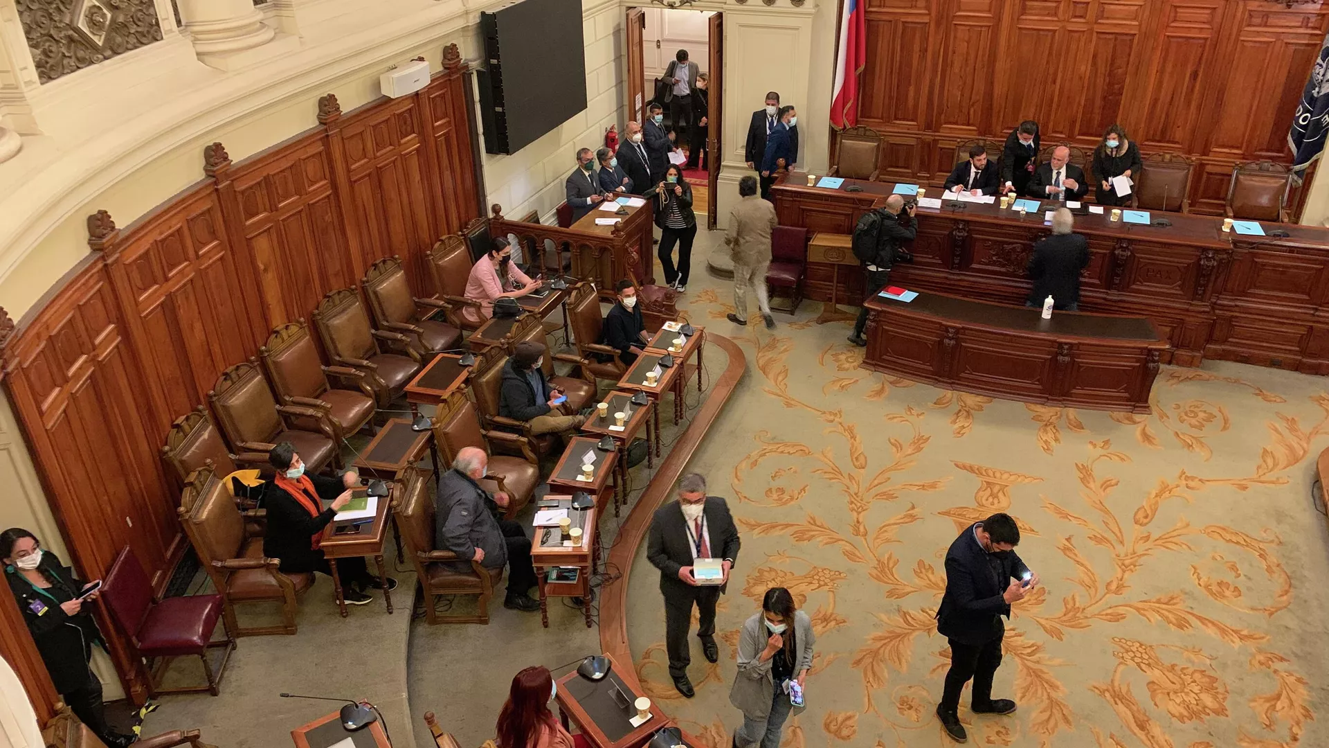 Debate sobre el proceso constituyente en el Congreso de Chile