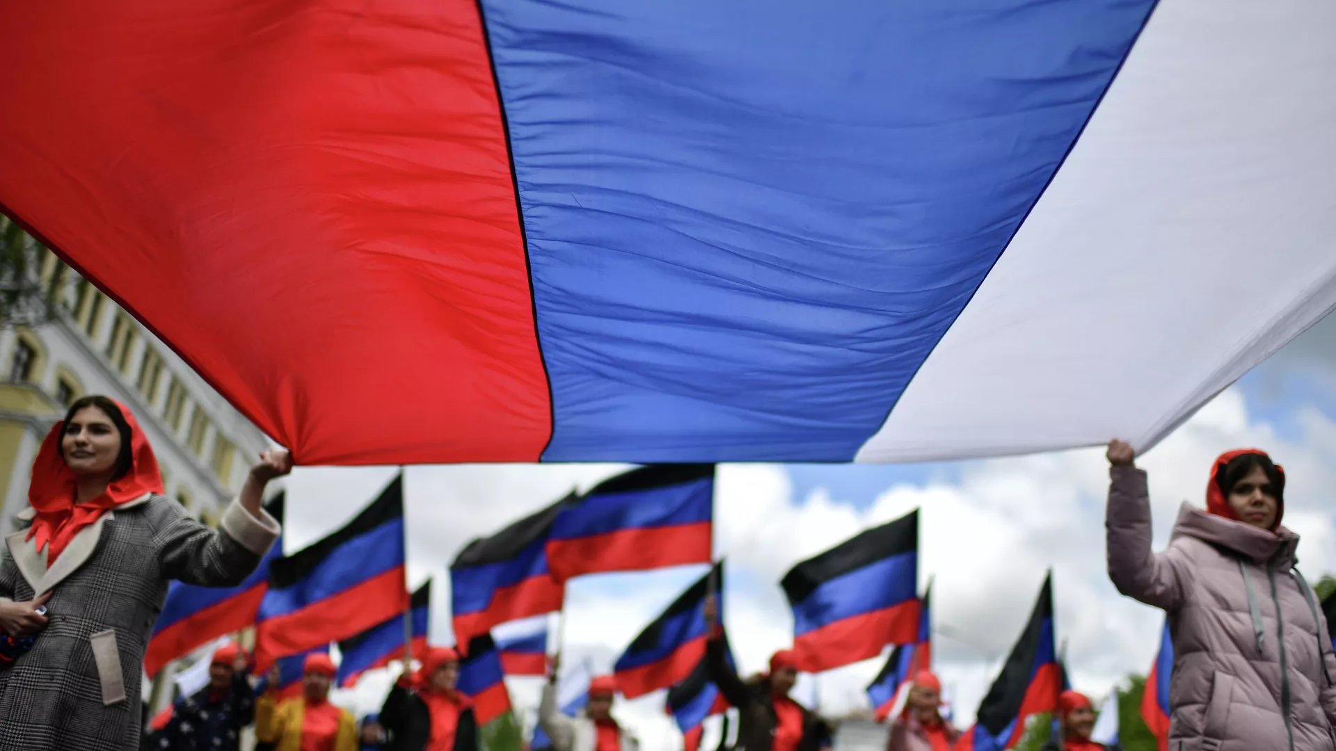 La celebración del Día de la República Popular de Donetsk La celebración del Día de la República Popular de Donetsk