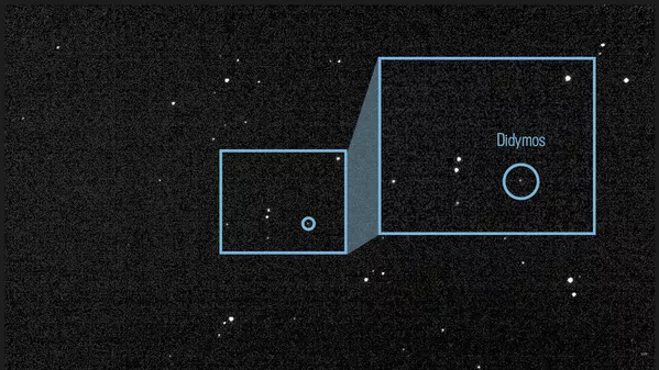 El objetivo del experimento consistía precisamente en perfeccionar el método que en el futuro podría hacer falta en caso de que emerja un peligro real para nuestro planeta por parte de un asteroide, cuya trayectoria podría desviarse así.En la foto: una imagen compuesta de 243 fotos que muestran la luz reflejada por el asteroide Didymos y su acompañante Dimorphos en julio de 2022. El objetivo del experimento consistía precisamente en perfeccionar el método que en el futuro podría hacer falta en caso de que emerja un peligro real para nuestro planeta por parte de un asteroide, cuya trayectoria podría desviarse así.En la foto: una imagen compuesta de 243 fotos que muestran la luz reflejada por el asteroide Didymos y su acompañante Dimorphos en julio de 2022. - Sputnik Mundo