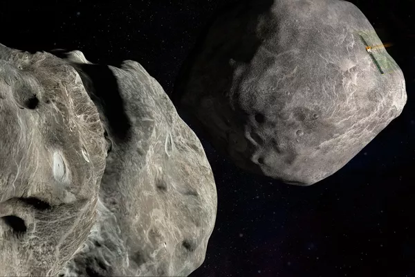 La sonda DART impactó contra el asteroide para poner a prueba el primer sistema de defensa de la Tierra de este tipo que debe desviar los objetos espaciales que representan un peligro. La sonda DART impactó contra el asteroide para poner a prueba el primer sistema de defensa de la Tierra de este tipo que debe desviar los objetos espaciales que representan un peligro. - Sputnik Mundo