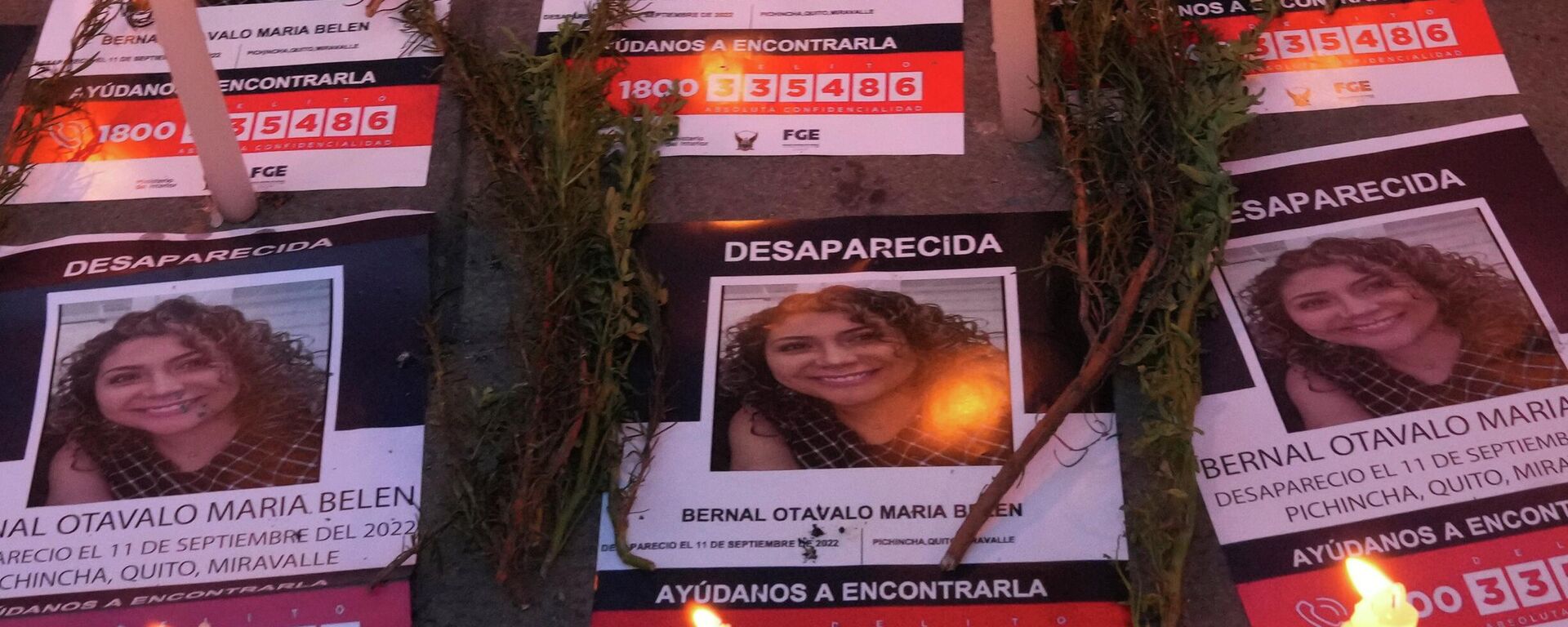 Carteles con retrato de la abogada asesinada María Belén Bernal - Sputnik Mundo, 1920, 21.10.2022