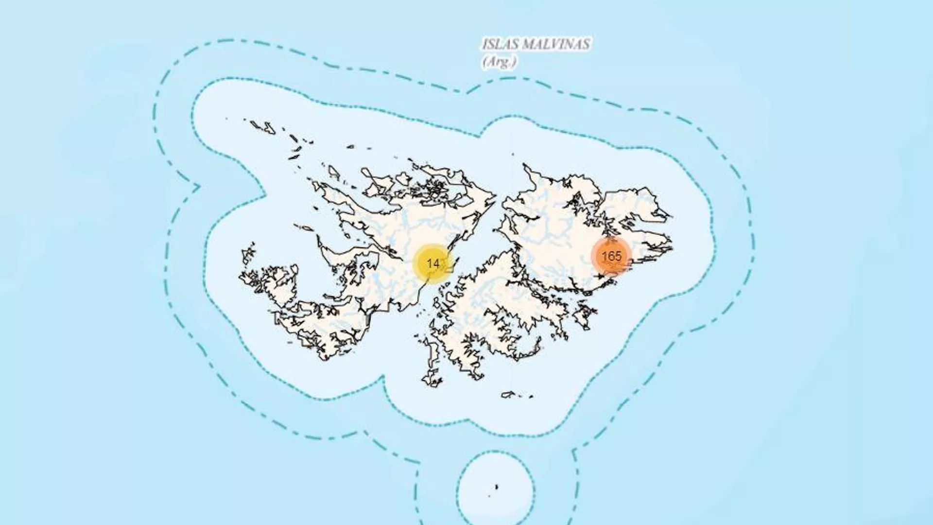 Mapa interactivo 'Nuestros caídos' de combatientes de la Guerra de Malvinas Mapa interactivo 'Nuestros caídos' de combatientes de la Guerra de Malvinas - Sputnik Mundo, 1920, 29.09.2022