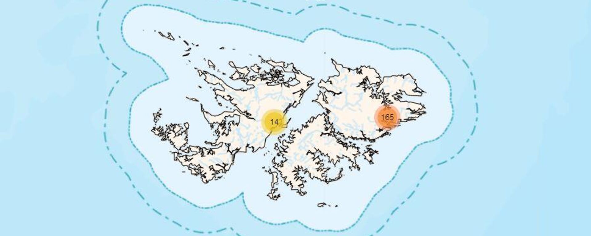 Mapa interactivo 'Nuestros caídos' de combatientes de la Guerra de Malvinas - Sputnik Mundo, 1920, 29.09.2022