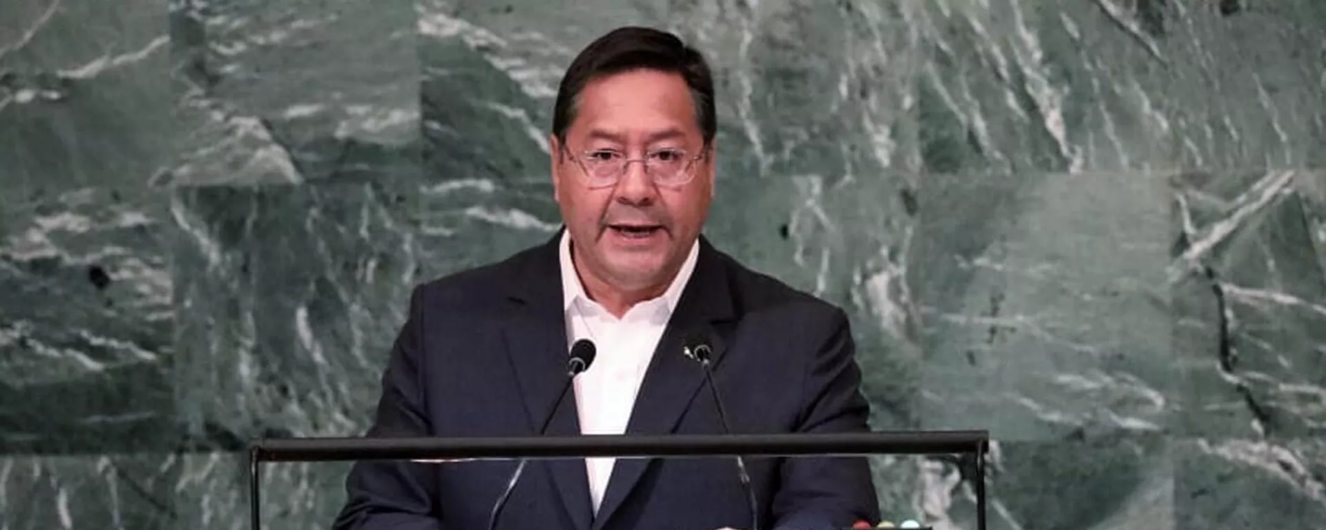 El presidente de Bolivia, Luis Arce, en la Asamblea General de la ONU - Sputnik Mundo, 1920, 19.09.2023