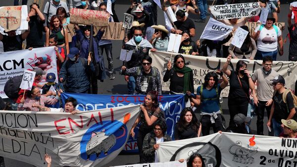 Marcha por la matanza estudiantil del 2 de octubre de 1968 - Sputnik Mundo