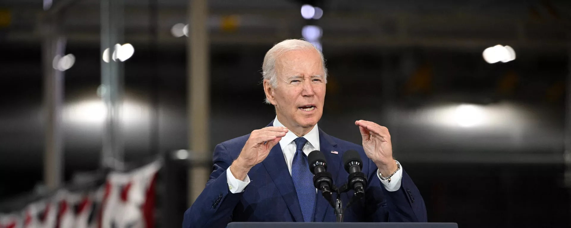 El presidente de EEUU, Joe Biden, en un evento público en Maryland - Sputnik Mundo, 1920, 10.10.2022