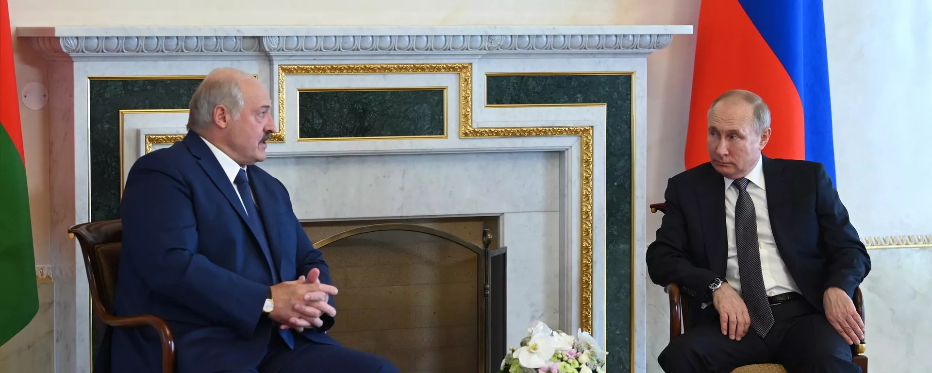 Los presidentes de Bielorrusia y Rusia,  Alexandr Lukashenko y Vladímir Putin  - Sputnik Mundo, 1920, 10.10.2022