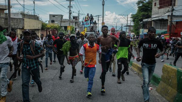 Protestas en Haití - Sputnik Mundo