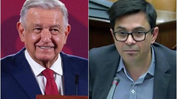 AMLO y Gerardo Pisarello - Sputnik Mundo