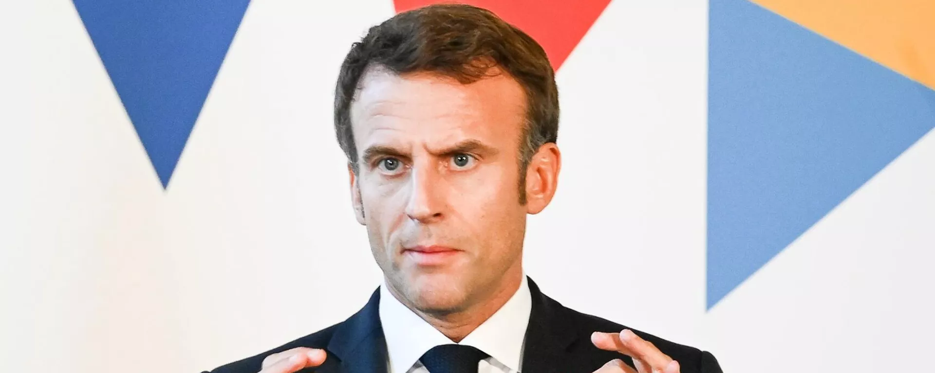 El presidente de Francia, Emmanuel Macron El presidente de Francia, Emmanuel Macron - Sputnik Mundo, 1920, 18.04.2023