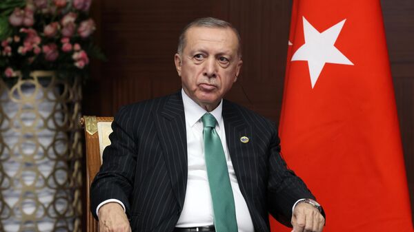 El presidente de Turquía, Recep Tayyip Erdogan - Sputnik Mundo