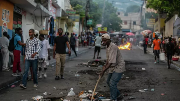 Protestas en Haití - Sputnik Mundo