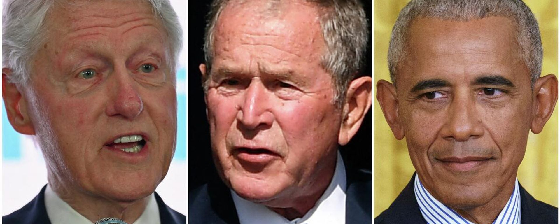 Clinton, Bush y Obama  - Sputnik Mundo, 1920, 17.10.2022