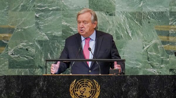 António Guterres, el secretario general de Naciones Unidas (ONU) - Sputnik Mundo