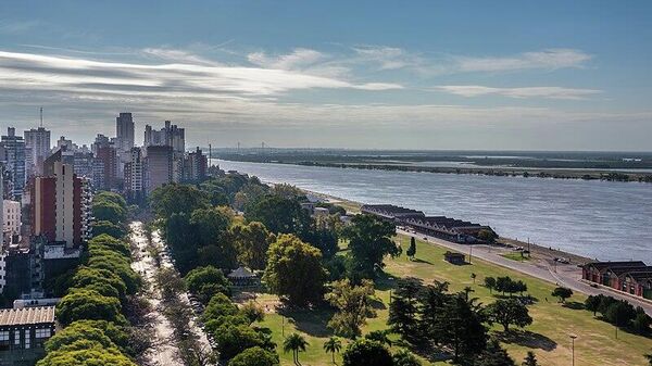 Ciudad de Rosario y río Paraná, Argentina - Sputnik Mundo