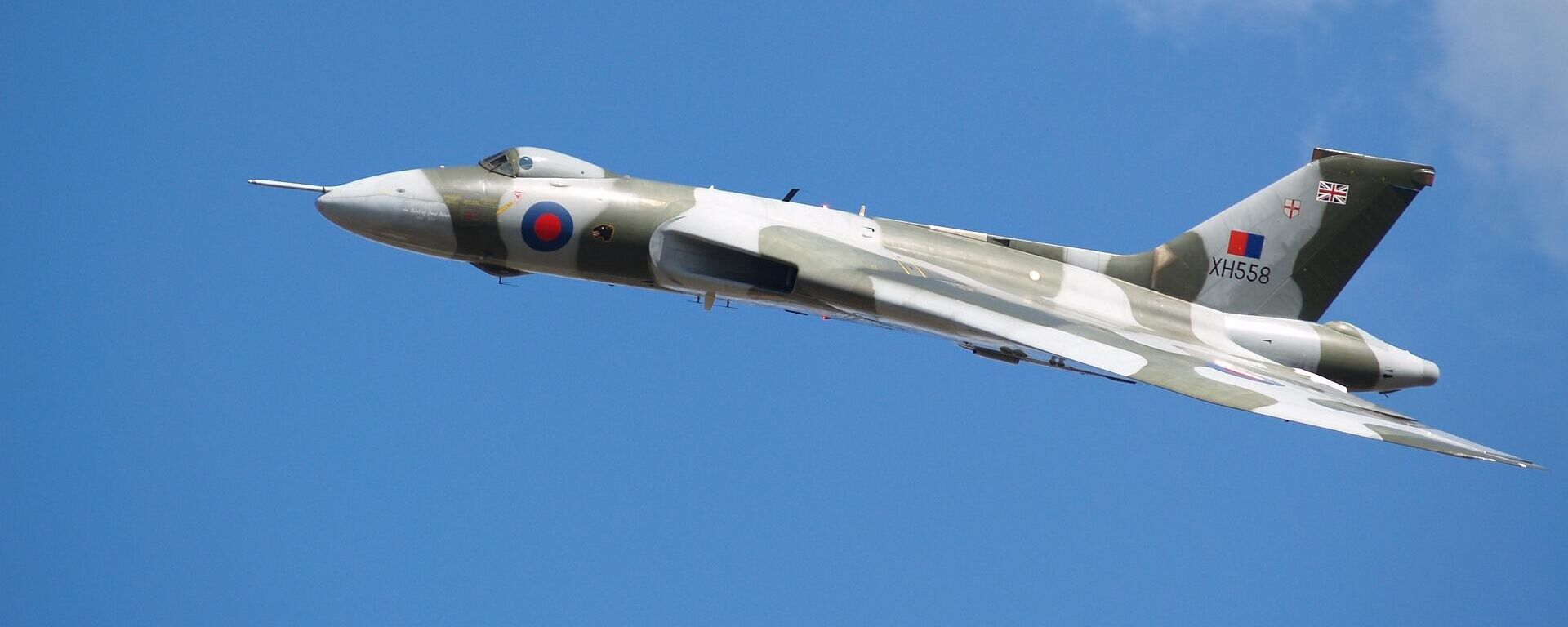 Un avión Vulcan de la Real Fuerza Británica (RAF). Imagen referencial - Sputnik Mundo, 1920, 18.10.2022