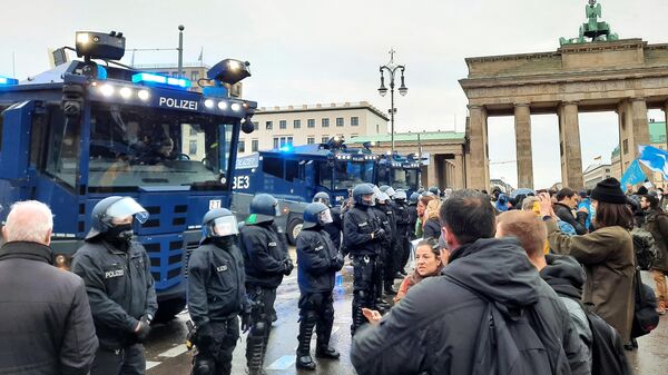 Protestas en Berlín - Sputnik Mundo