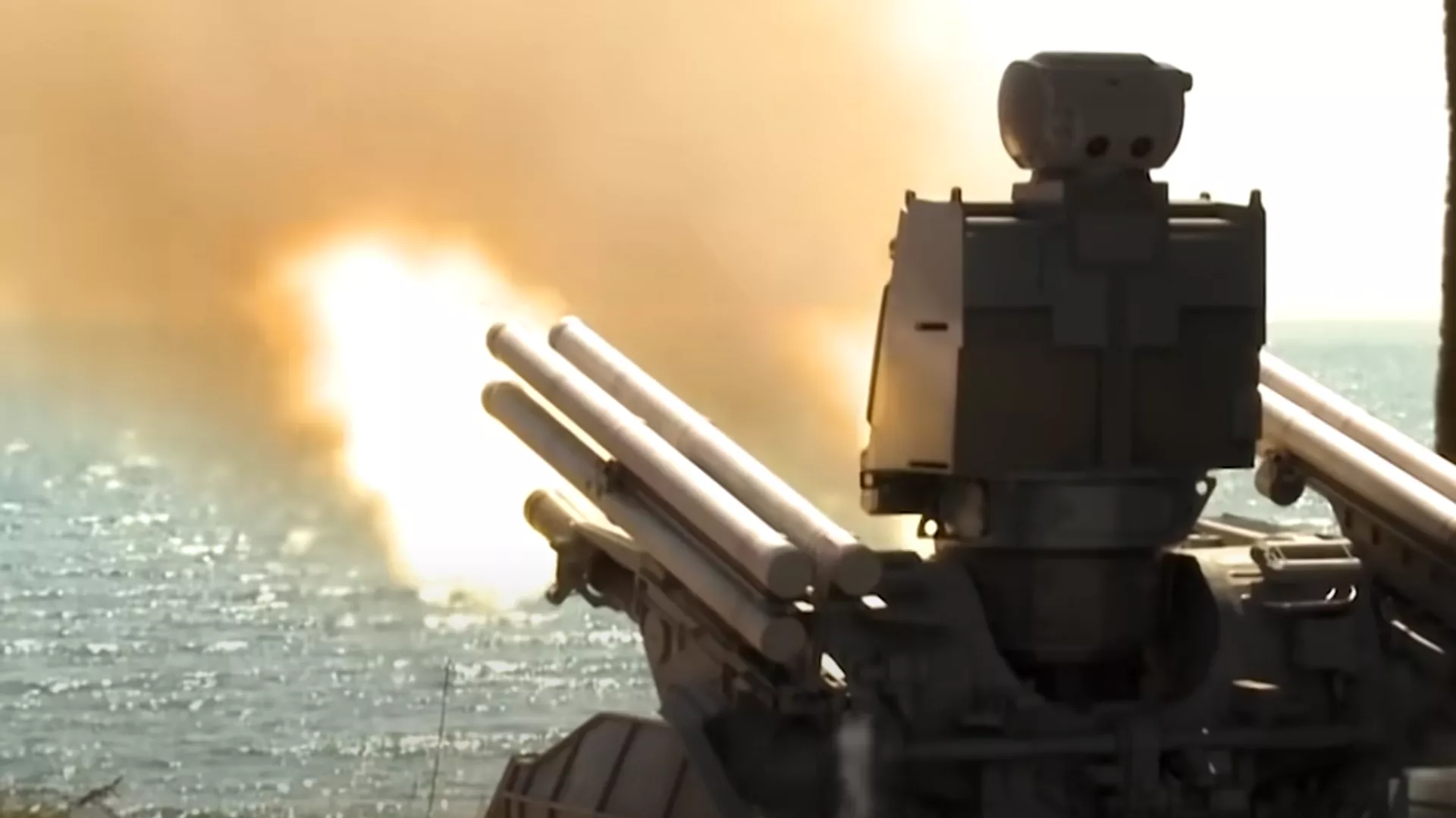Captura de pantalla del video con sistema de defensa aerea ruso, Pantsir-ME Captura de pantalla del video con sistema de defensa aerea ruso, Pantsir-ME - Sputnik Mundo, 1920, 14.10.2023