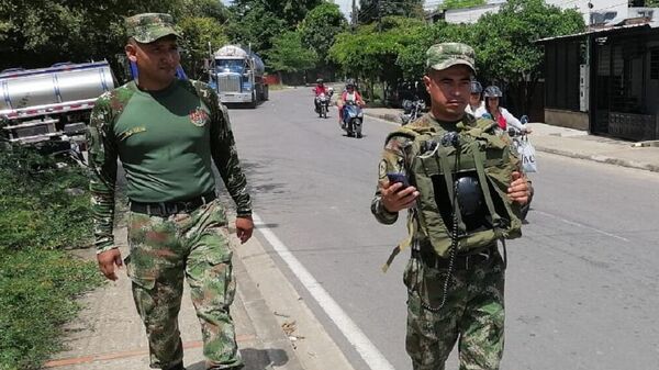 Militares colombianos en Arauca - Sputnik Mundo