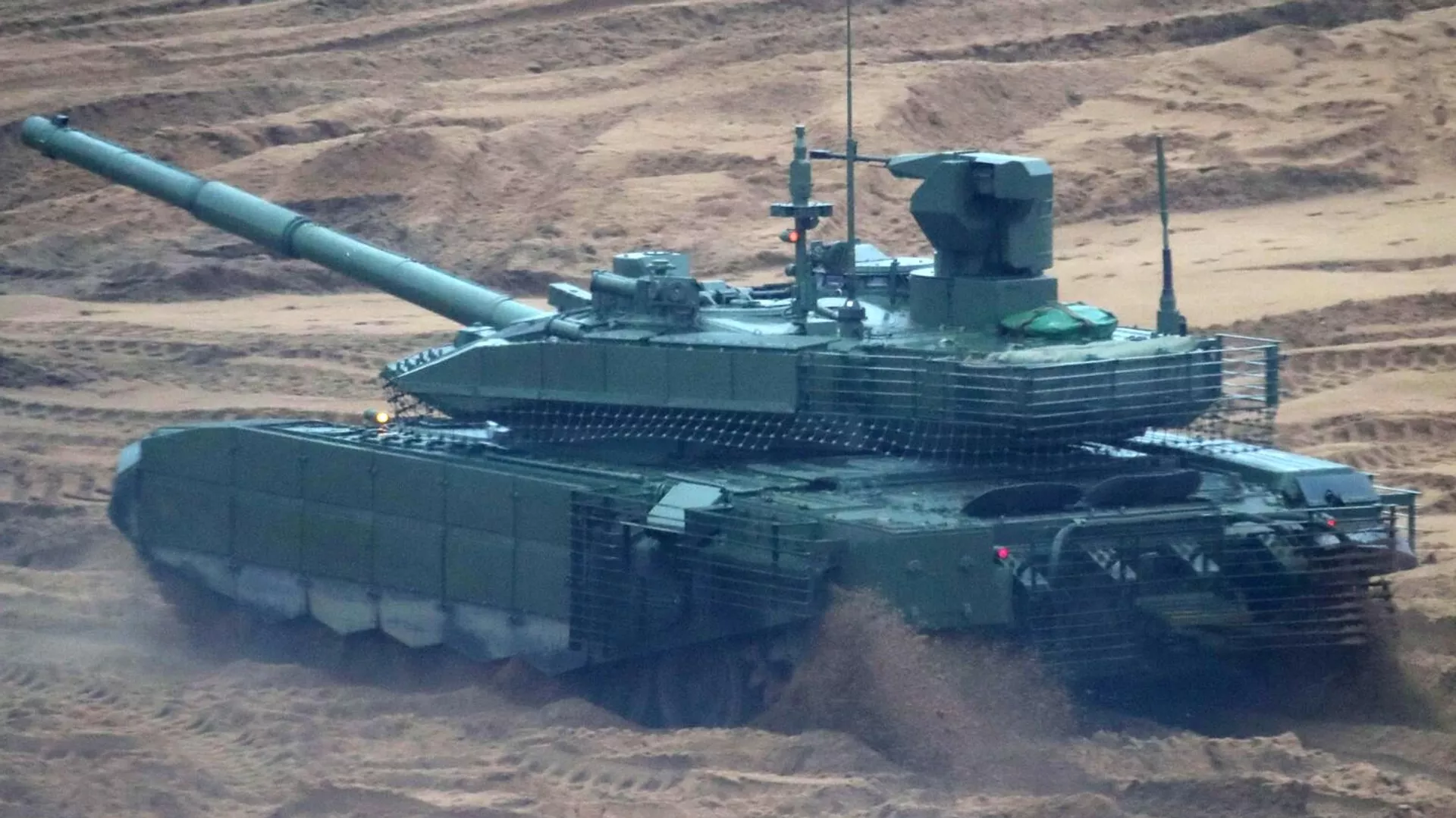 Un carro de combate T-90M