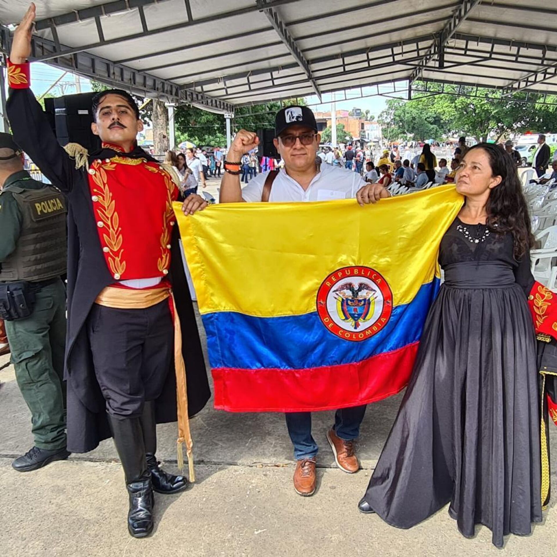 Older Cáceres, dirigente social del departamento de Arauca, en la frontera con Venezuela Older Cáceres, dirigente social del departamento de Arauca, en la frontera con Venezuela - Sputnik Mundo, 1920, 28.10.2022