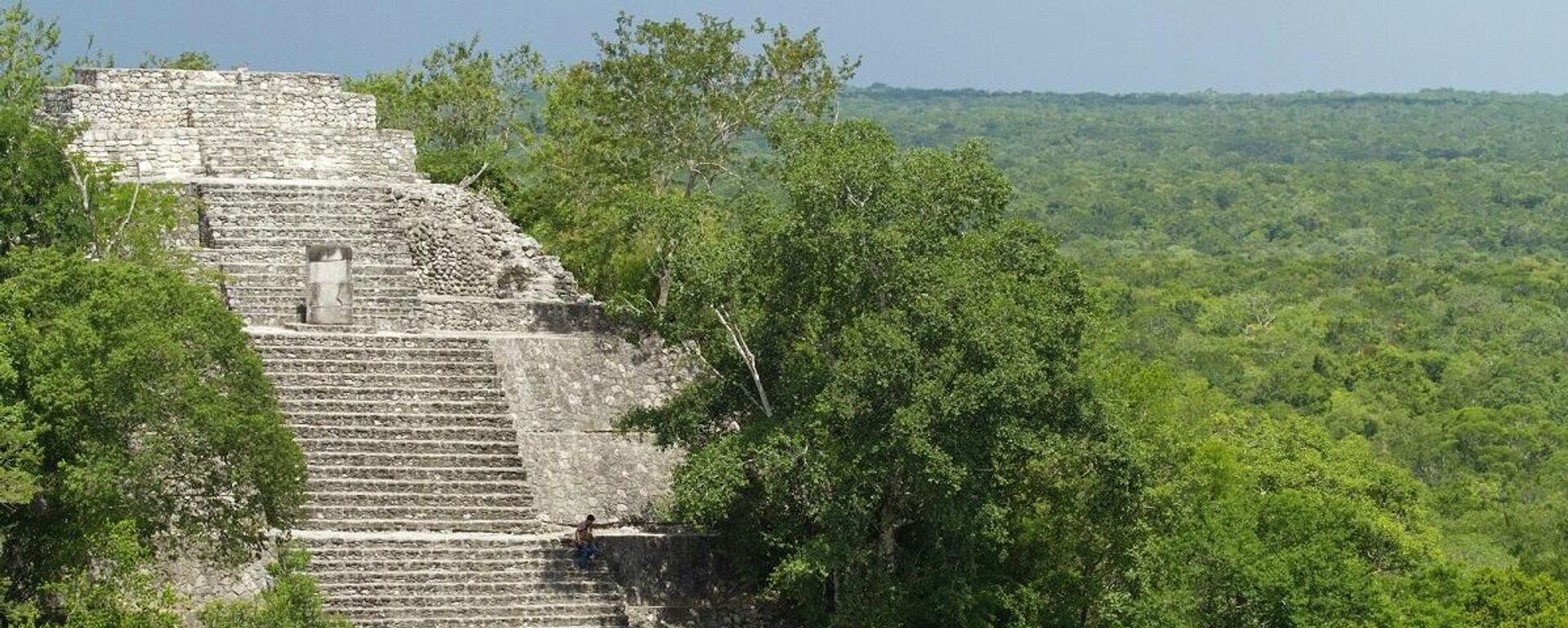 La ciudad maya de Calakmul, ubicada en el actual estado de Campeche, en el sureste mexicano. La ciudad maya de Calakmul, ubicada en el actual estado de Campeche, en el sureste mexicano. - Sputnik Mundo, 1920, 29.10.2022