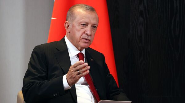 Recep Tayyip Erdogan, presidente de Turquía - Sputnik Mundo