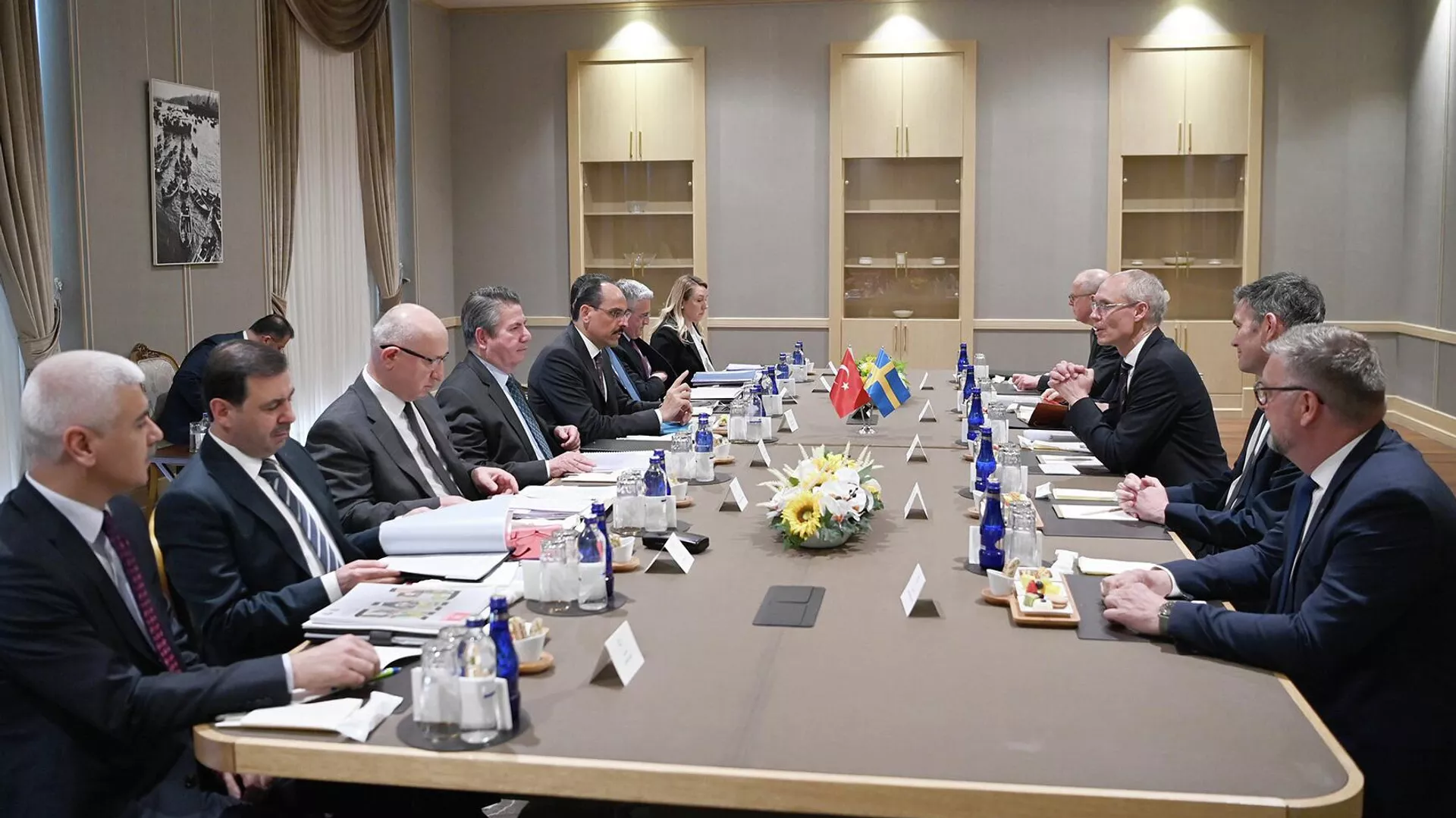 Negociaciones de las delegaciones de Turquía y Suecia Negociaciones de las delegaciones de Turquía y Suecia