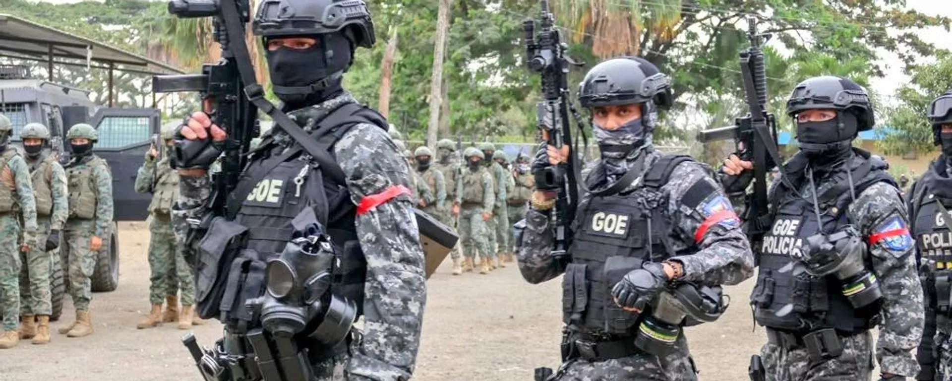 Policía  Nacional de Ecuador en medio de un operativo en un centro carcelario - Sputnik Mundo, 1920, 15.12.2024