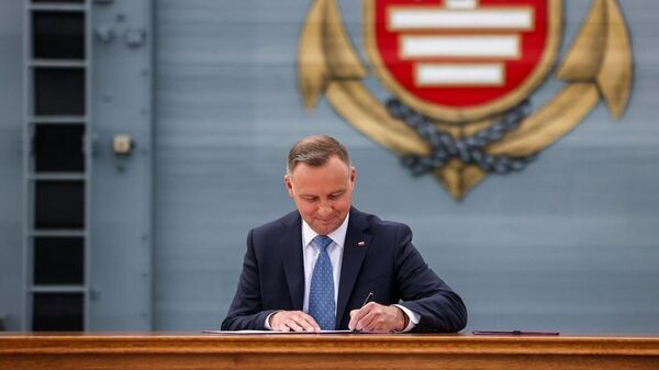 El presidente de Polonia, Andrzej Duda - Sputnik Mundo