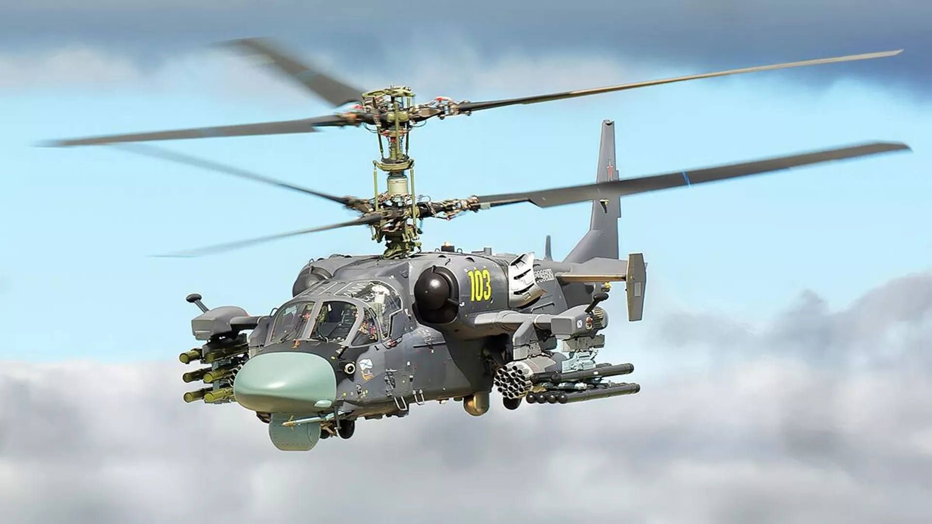 Un helicóptero Ka-52K