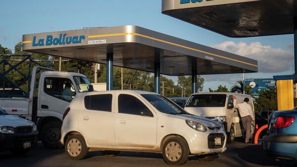 Estación de combustible en Managua, Nicaragua - Sputnik Mundo