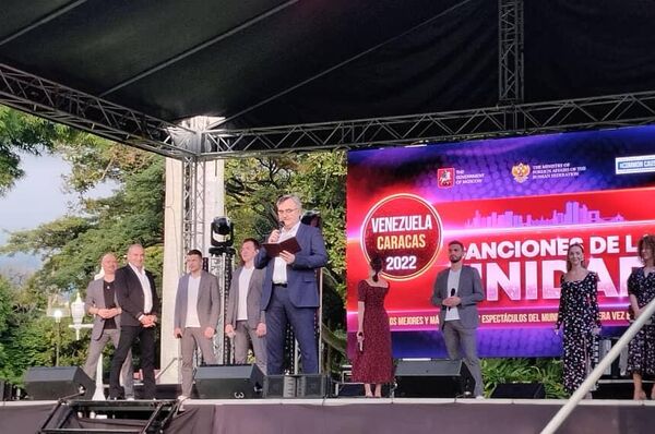 El Coro Turetsky y Soprano en un concierto en la ciudad Caracas - Sputnik Mundo