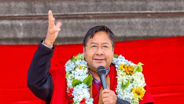 Luis Arce, presidente de Bolivia - Sputnik Mundo