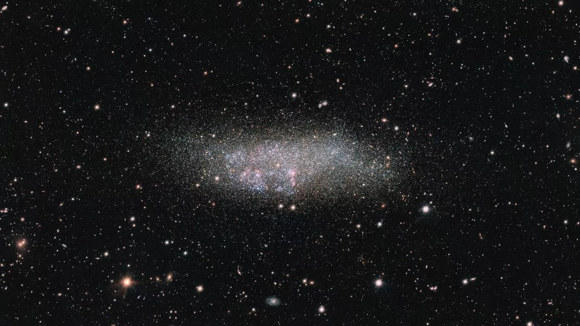 La galaxia Wolf-Lundmark-Melotte La galaxia Wolf-Lundmark-Melotte