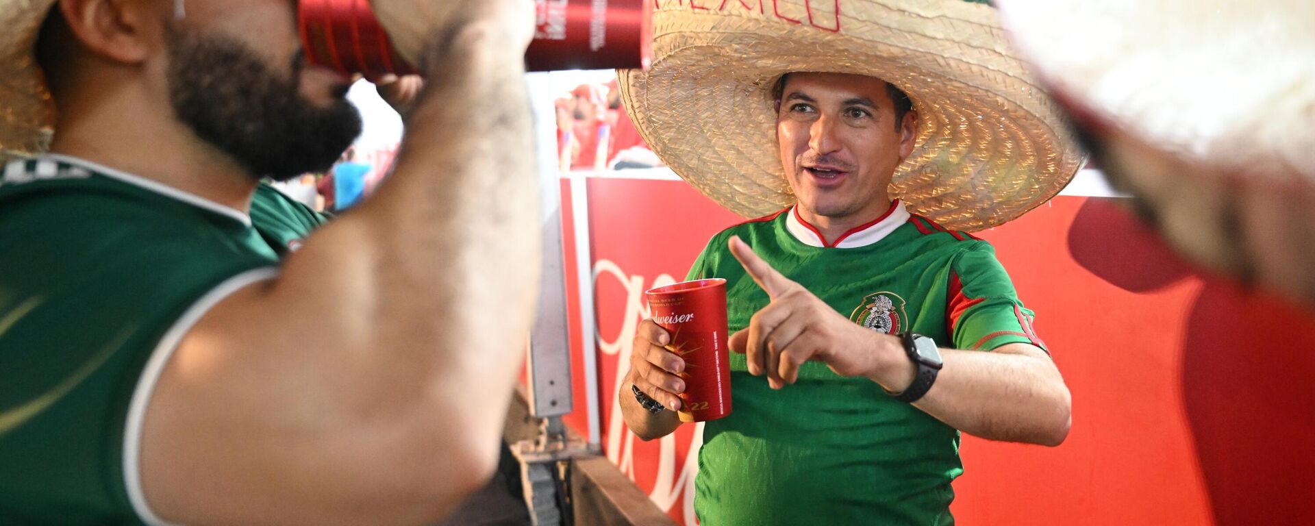 Afición mexicana en el Mundial de Catar 2022 - Sputnik Mundo, 1920, 24.11.2022