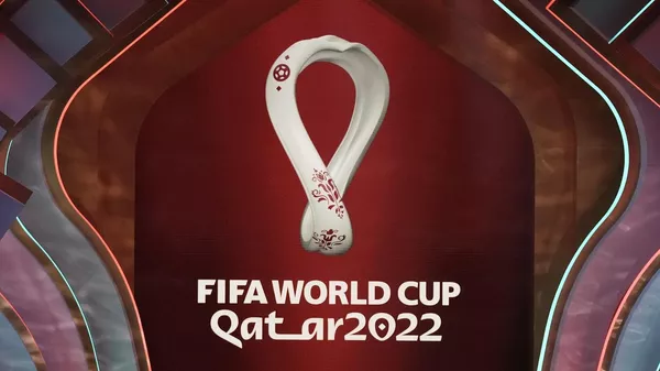 El logo de la Copa del Mundo de fútbol 2022 en Catar - Sputnik Mundo