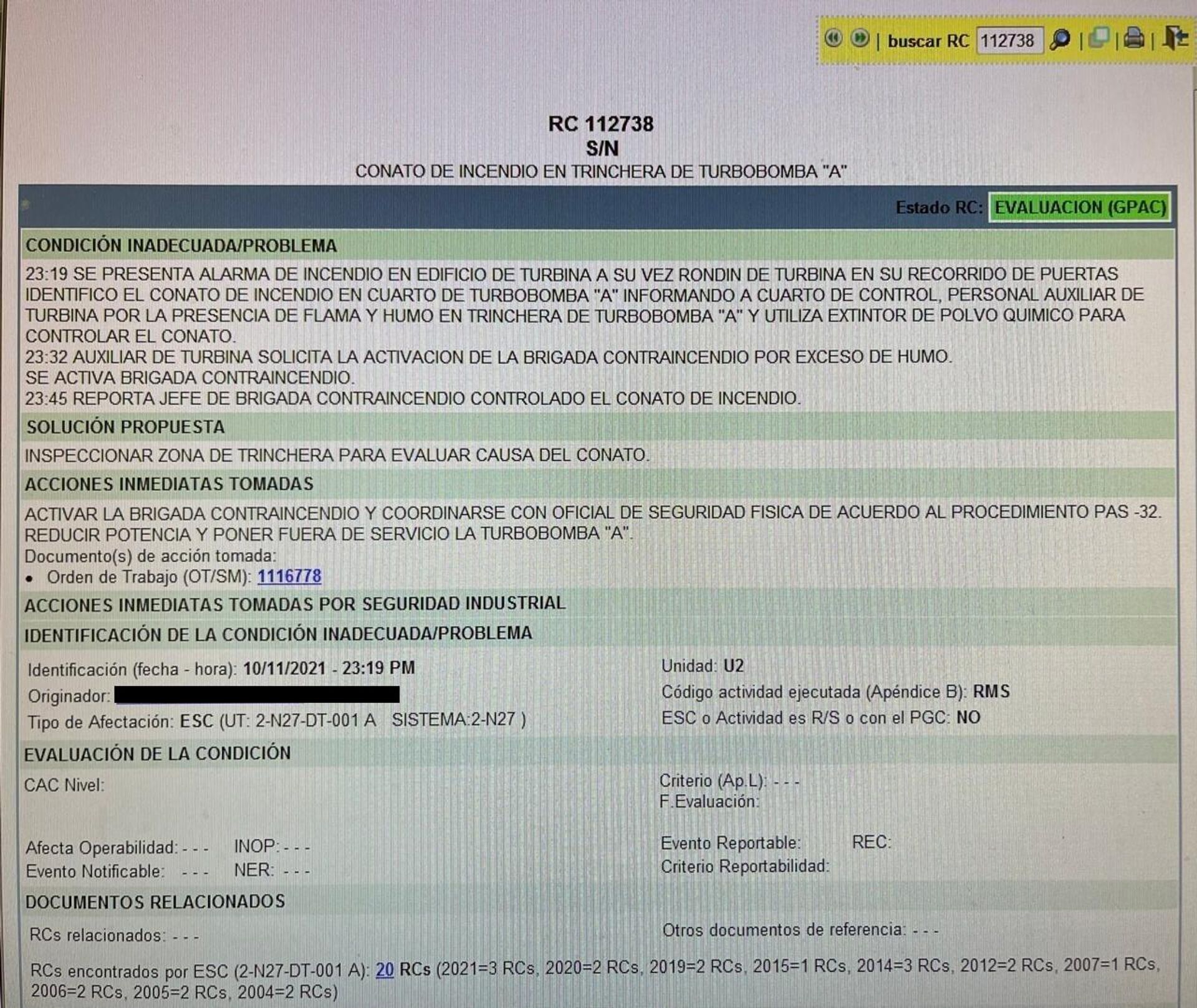 El 10 de noviembre se inició un incendio en la Turbobomba A. - Sputnik Mundo, 1920, 28.11.2022