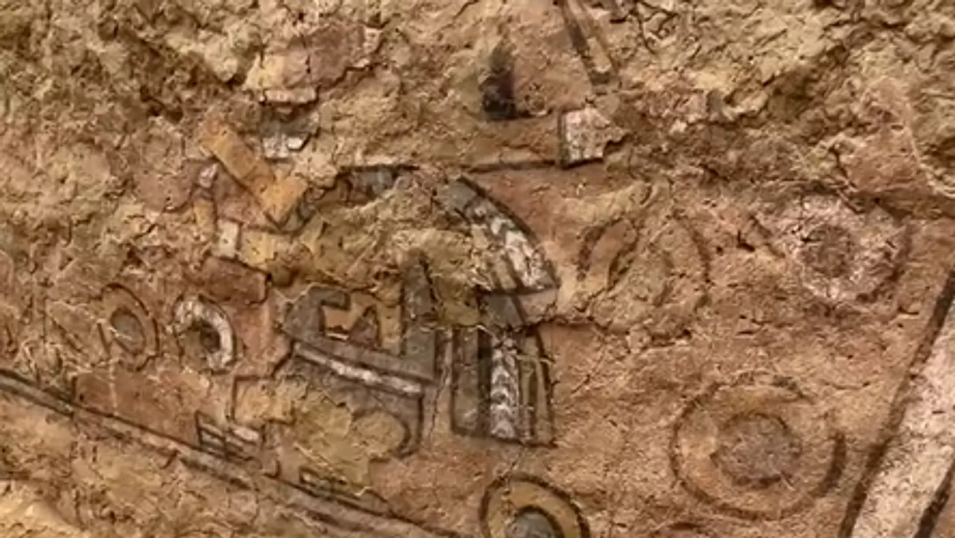 Un antiguo fresco peruano que no se veía desde hace 106 años