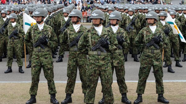 Militares de Japón (archivo) - Sputnik Mundo