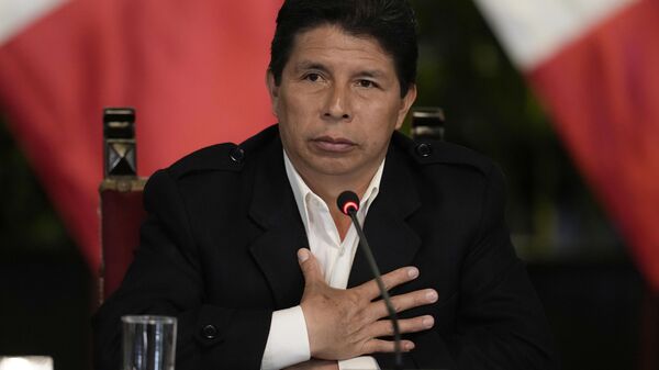 Pedro Castillo, presidente de Perú - Sputnik Mundo